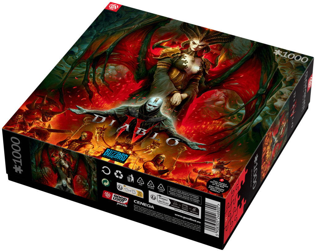 Gaming Puzzle: Diablo IV: Lilith Composition Puzzle 1000 elementów